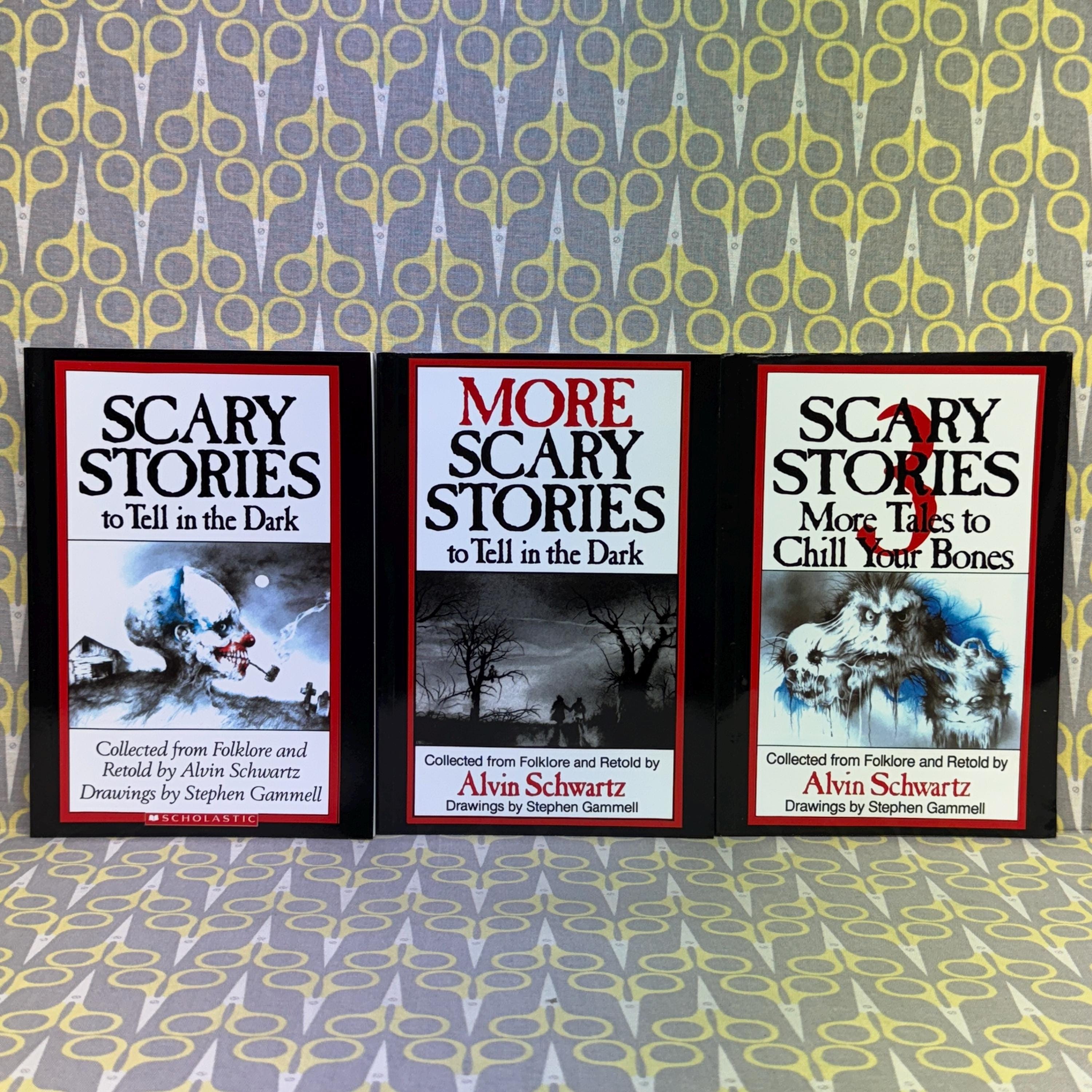 Scary Stories to Tell in the Dark Trilogy by Alvin Schwartz