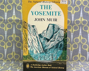 The Yosemite by John Muir paperback book vintage