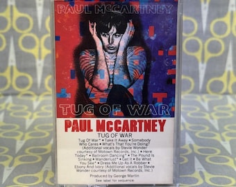 Paul McCartney — Tug of War (1982) Cassette Album