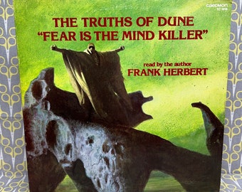 The Truths of Dune Fear is the Mind Killer read by Frank Herbert Vinyl Record Album LP Author Caedmon Science Fiction
