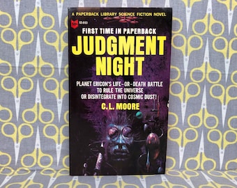 Judgment Night por CL Moore libro de bolsillo vintage
