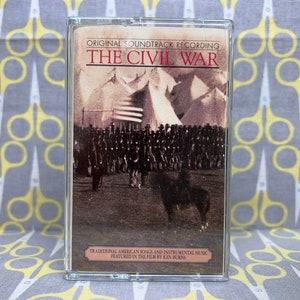 The Civil War Original Soundtrack Recording from the miniseries by Ken Burns Cassette Tape Vintage Music Movie Soundtrack