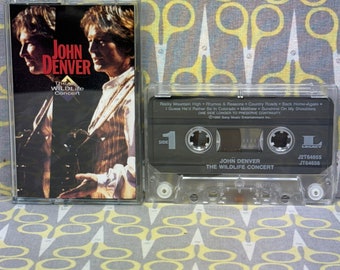 The Wildlife Concert by John Denver Cassette Tape Vintage