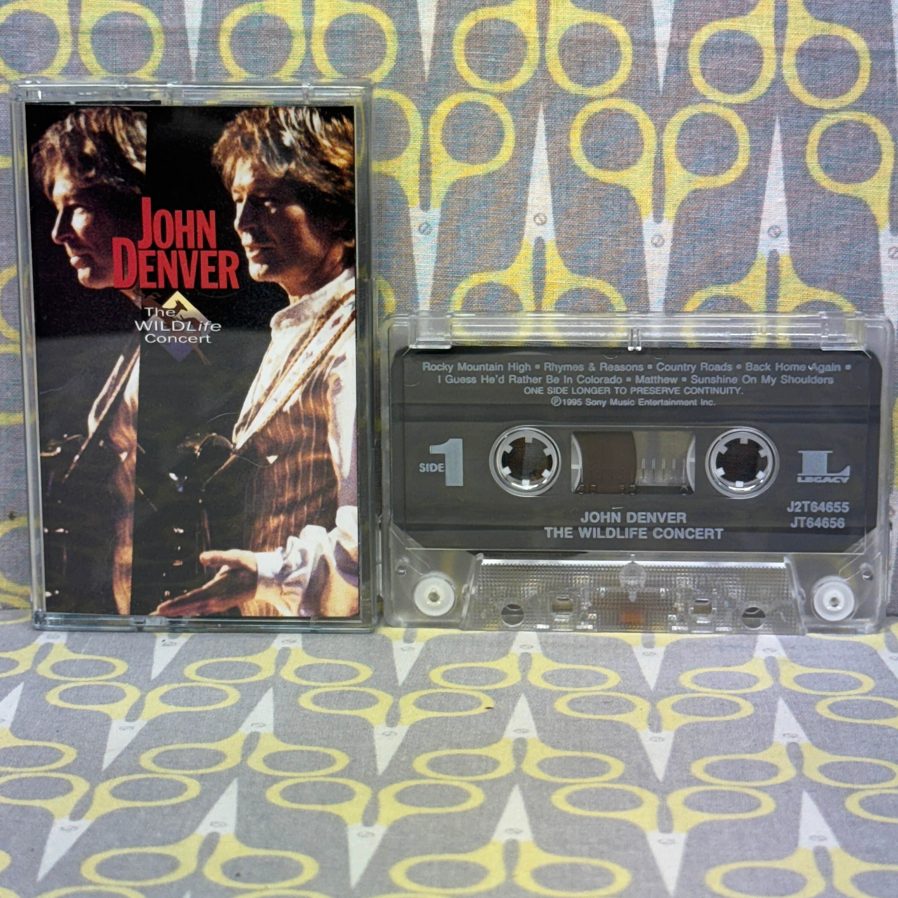 The Wildlife Concert by John Denver Cassette Tape Vintage Music