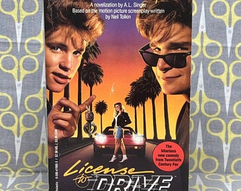 License to Drive by AL Singer Paperback Book movie tie in novelization Vintage