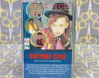 Kolorowanie według numerów przez Culture Club — stara kaseta magnetofonowa
