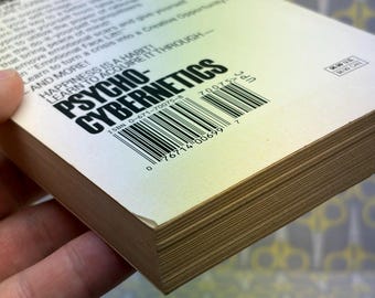 Psycho-cybernetics by Maxwell Maltz — Paperback Book - Etsy