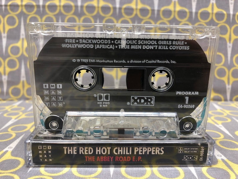 The Abbey Road EP by The Red Hot Chili Peppers Cassette Tape Etsy