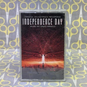 Independence Day Soundtrack by David Arnold Sealed Cassette Tape Vintage Music Movie Soundtrack