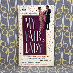 My Fair Lady A Musical Play by Alan Jay Lerner paperback book vintage Vinabind