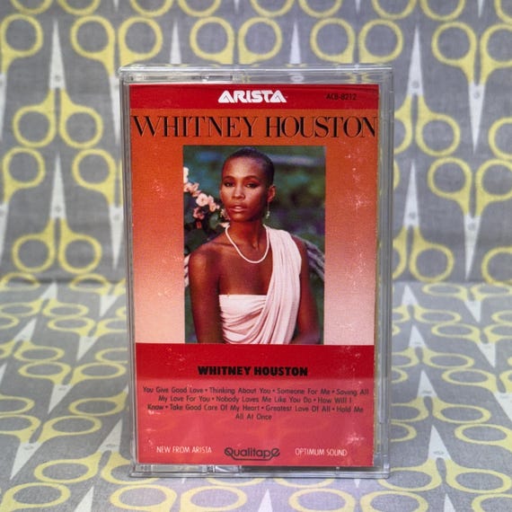 Whitney Houston by Whitney Houston Cassette Tape Vintage Music - Etsy