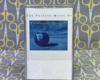 The Private Music of Tangerine Dream Cassette Tape Vintage Music