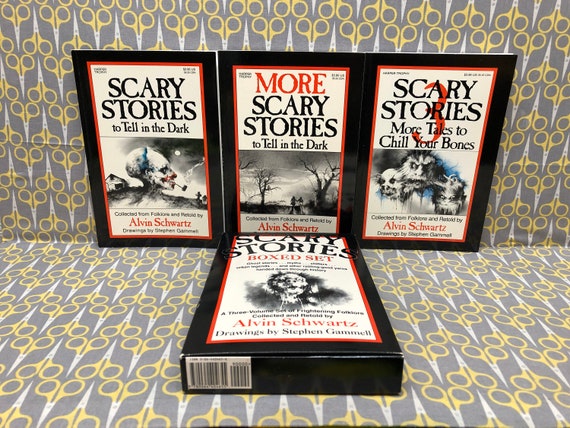 Scary Stories To Tell In The Dark Boxed Set By Alvin Schwartz Etsy