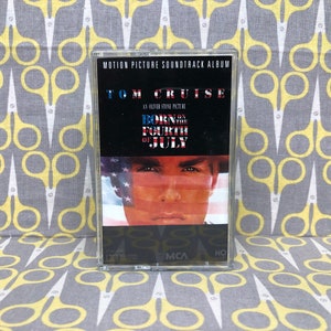 Born on the Fourth of July Motion Picture Soundtrack Album Cassette Tape Vintage Music