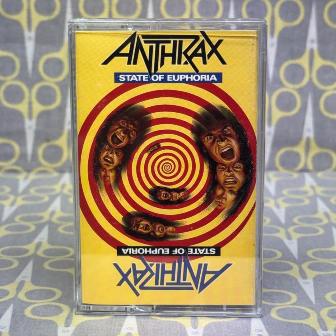State of Euphoria by Anthrax — Cassette Tape (1988) - Etsy