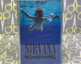 Nevermind by Nirvana Cassette Tape grunge rock alternative Kurt Cobain Dave Grohl Vintage