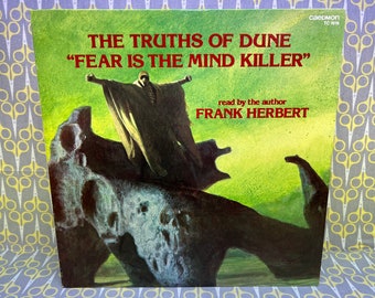 The Truths of Dune Fear is the Mind Killer read by Frank Herbert Vinyl Record Album LP Author Caedmon Science Fiction