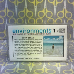 Entornos 1 – Océano Lento (Reedición de 1987 de Syntonic Research) - Casete de Naturaleza Ambiental