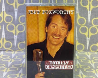 Totally Committed by Jeff Foxworthy — Vintage Comedy Cassette Tape