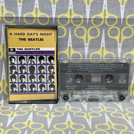A Hard Day's Night by the Beatles Cassette Tape Rock Vintage