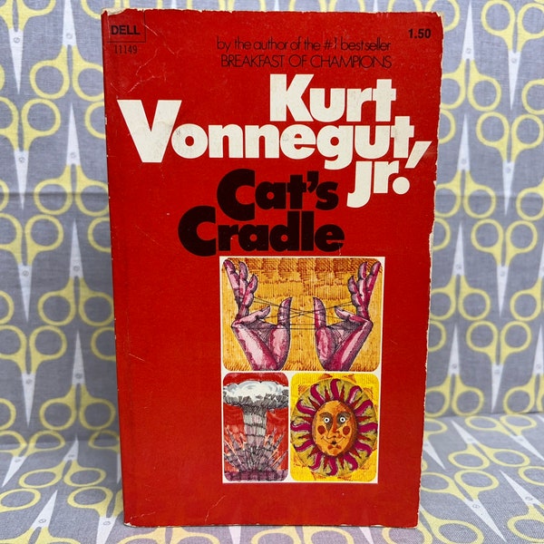 Cats Cradle by Kurt Vonnegut Paperback Book vintage