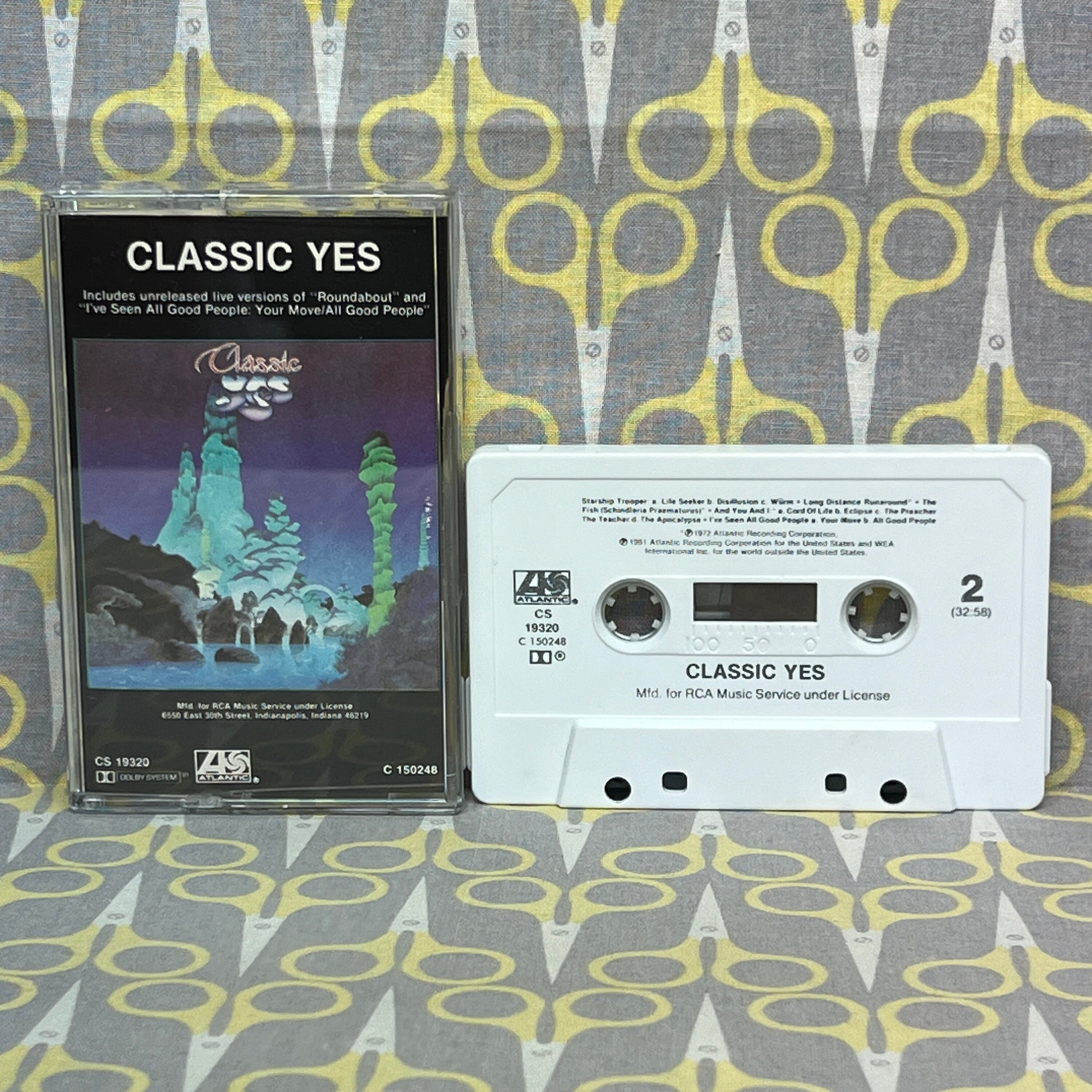 イエス　ベスト　best Yes Classic Yes カセットテープ 国内盤 イエスベストbest Yes Classic Yes カセットテープ 国内盤| ヤマダ