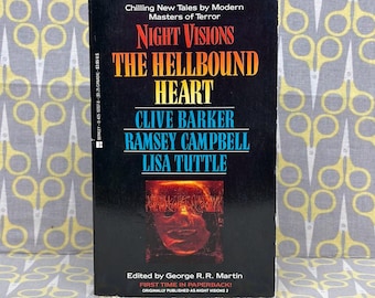 Night Visions: The Hellbound Heart von Clive Barker, Ramsey Campbell & Lisa Tuttle — Vintage Horror Paperback Book
