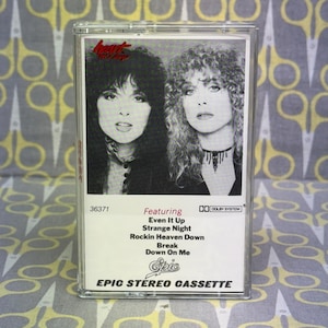 Bebe Le Strange by Heart Cassette Tape Vintage Music