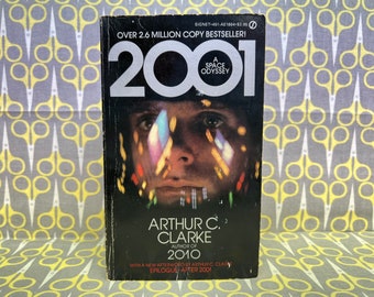 2001 A Space Odyssey by Arthur C Clarke and Stanley Kubrick Paperback Book movie tie in novelization science fiction Vintage