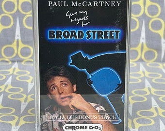 Paul Mccartney's Give My Regards to Broad Street VHS Vintage Movie