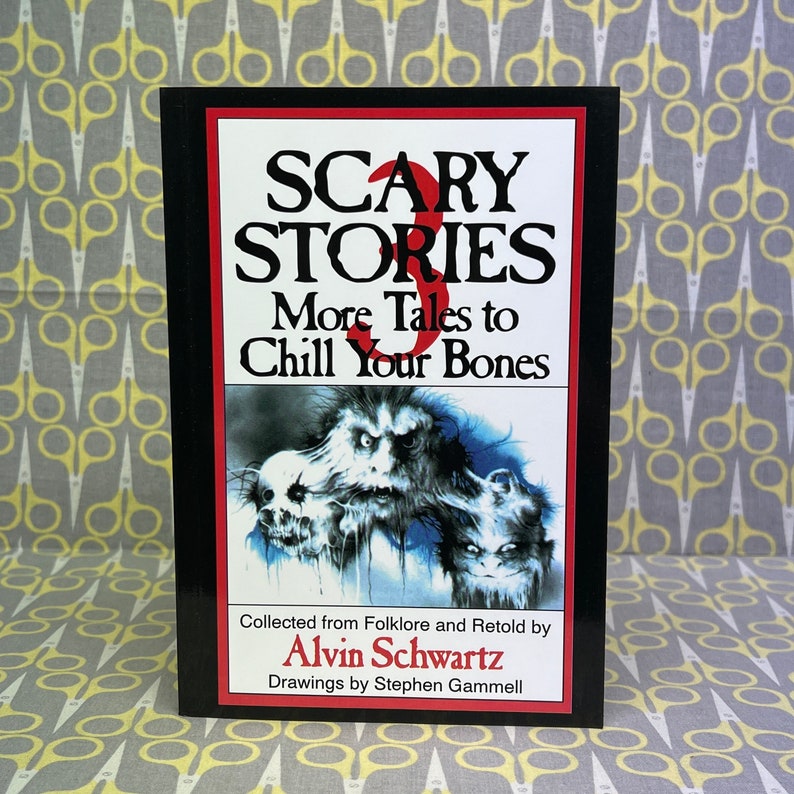 Scary Stories to Tell in the Dark Trilogy by Alvin Schwartz Original Stephen Gammell Illustrations 3 Book Set, Scholastic Edition image 9
