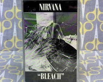 Bleach by Nirvana Cassette Tape grunge rock alternative 90s