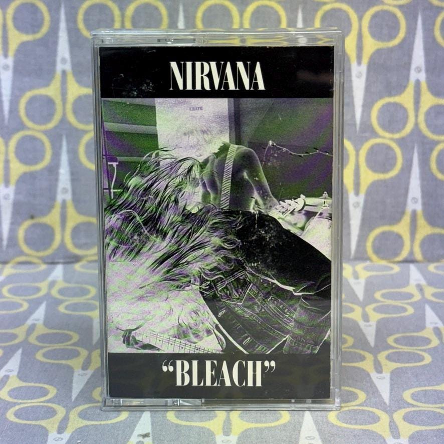 Bleach by Nirvana — Cassette Tape - Etsy