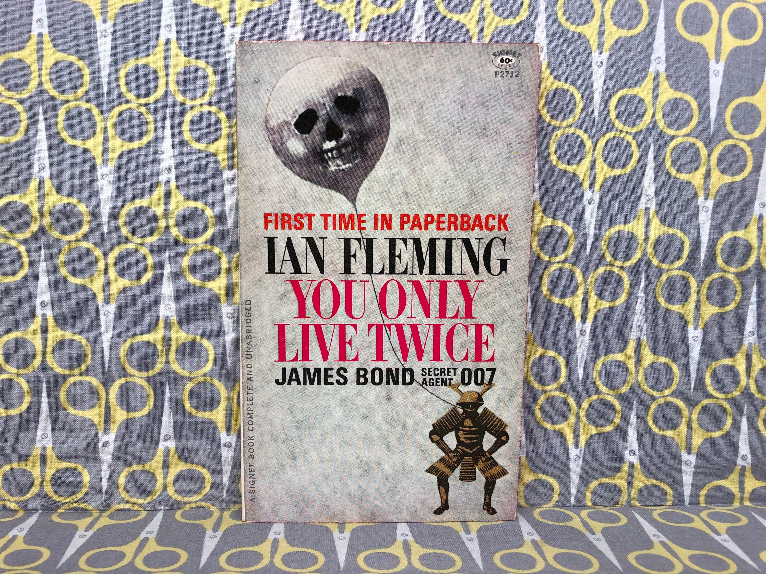You Only Live Twice By Ian Fleming Paperback Book Vintage Etsy You Only Live Twice By Ian Fleming Paperback Book Vintage Etsy