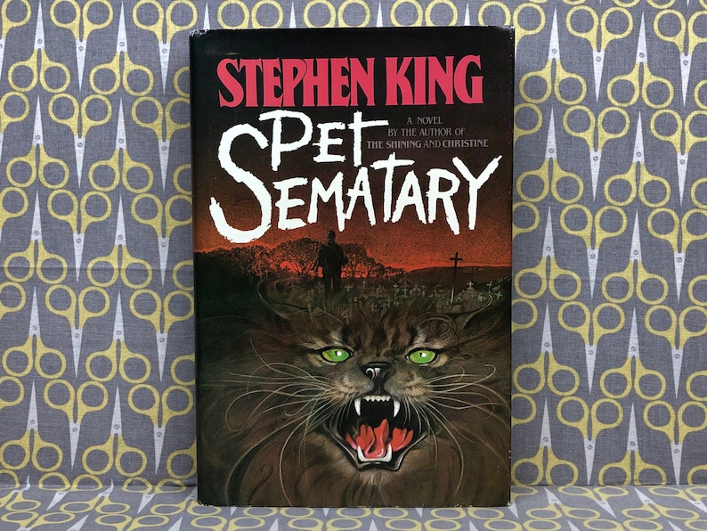 Pet Sematary by Stephen King Hardcover Book Horror | Etsy