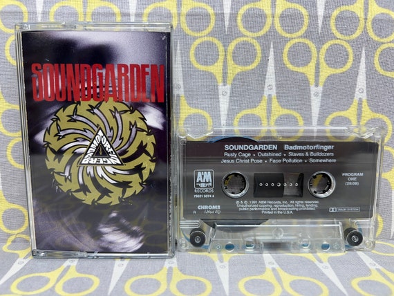 Badmotorfinger by Soundgarden Kaseta magnetofonowa grunge