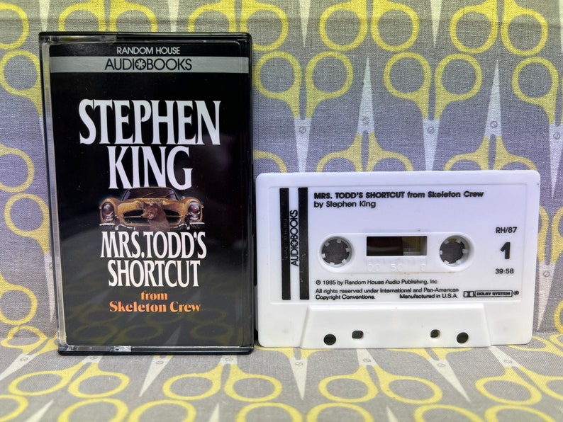 Mrs. Todd's Shortcut by Stephen King read by David Purdham Cassette Tape Audiobook from Skeleton Crew image 3