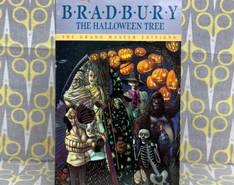 The Halloween Tree by Ray Bradbury Paperback Book with illustrations by Joseph Mugnaini Classic Science Fiction