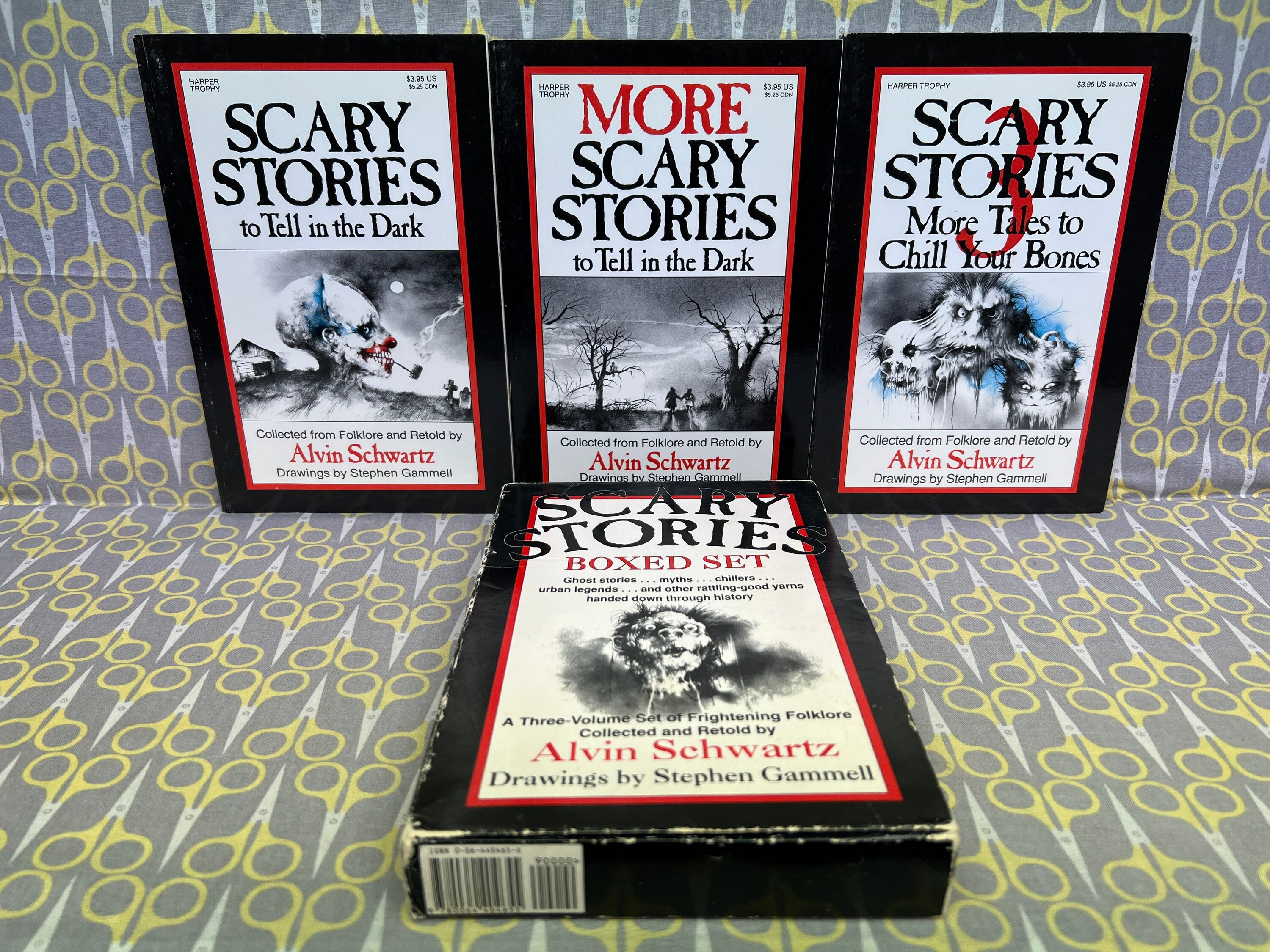 Scary Stories To Tell In The Dark Boxed Set By Alvin Schwartz Etsy