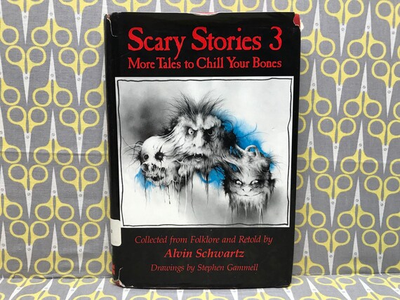 Scary Stories 3 More Tales To Chill Your Bones By Alvin Etsy