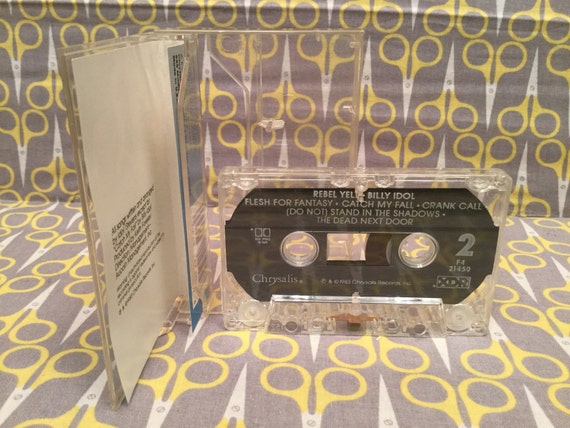 Rebel Yell By Billy Idol Cassette Tape Rock