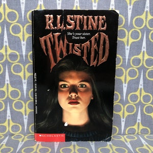 Twisted by RL Stine libro tascabile vintage