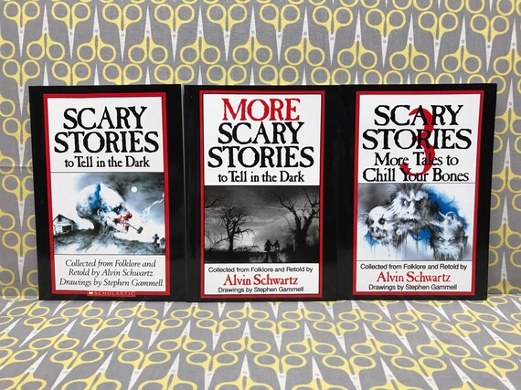 Scary Stories To Tell In The Dark By Alvin Schwartz Short Etsy