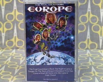 ヨーロッパ ザ・ファイナル・カウントダウン カセット - 1986 エピック