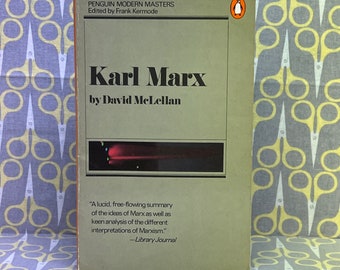 Karl Marx door David McLellan paperback boek vintage politieke wetenschappen