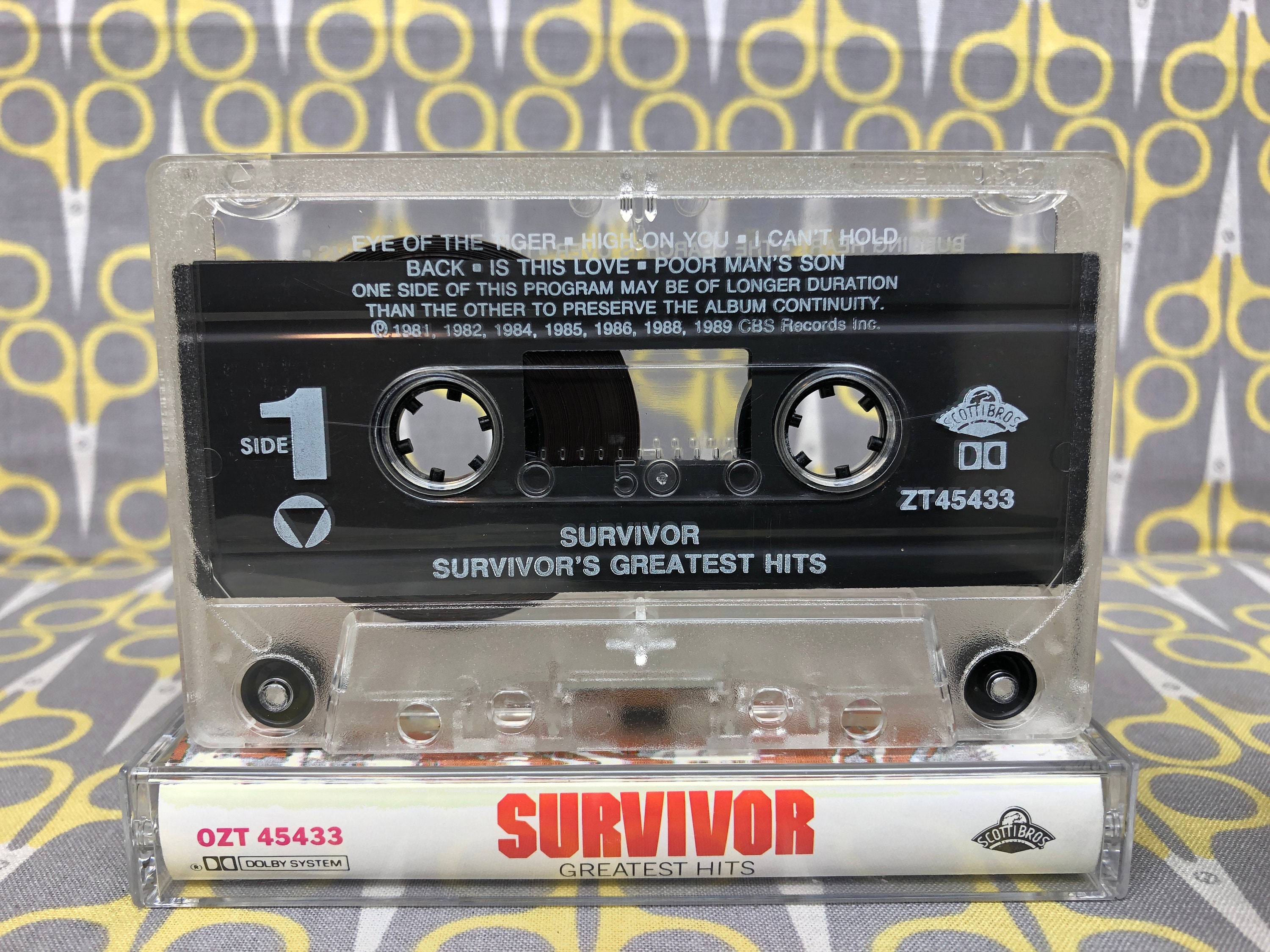 Survivor, Eye Of The Tiger, Cassette (Album)