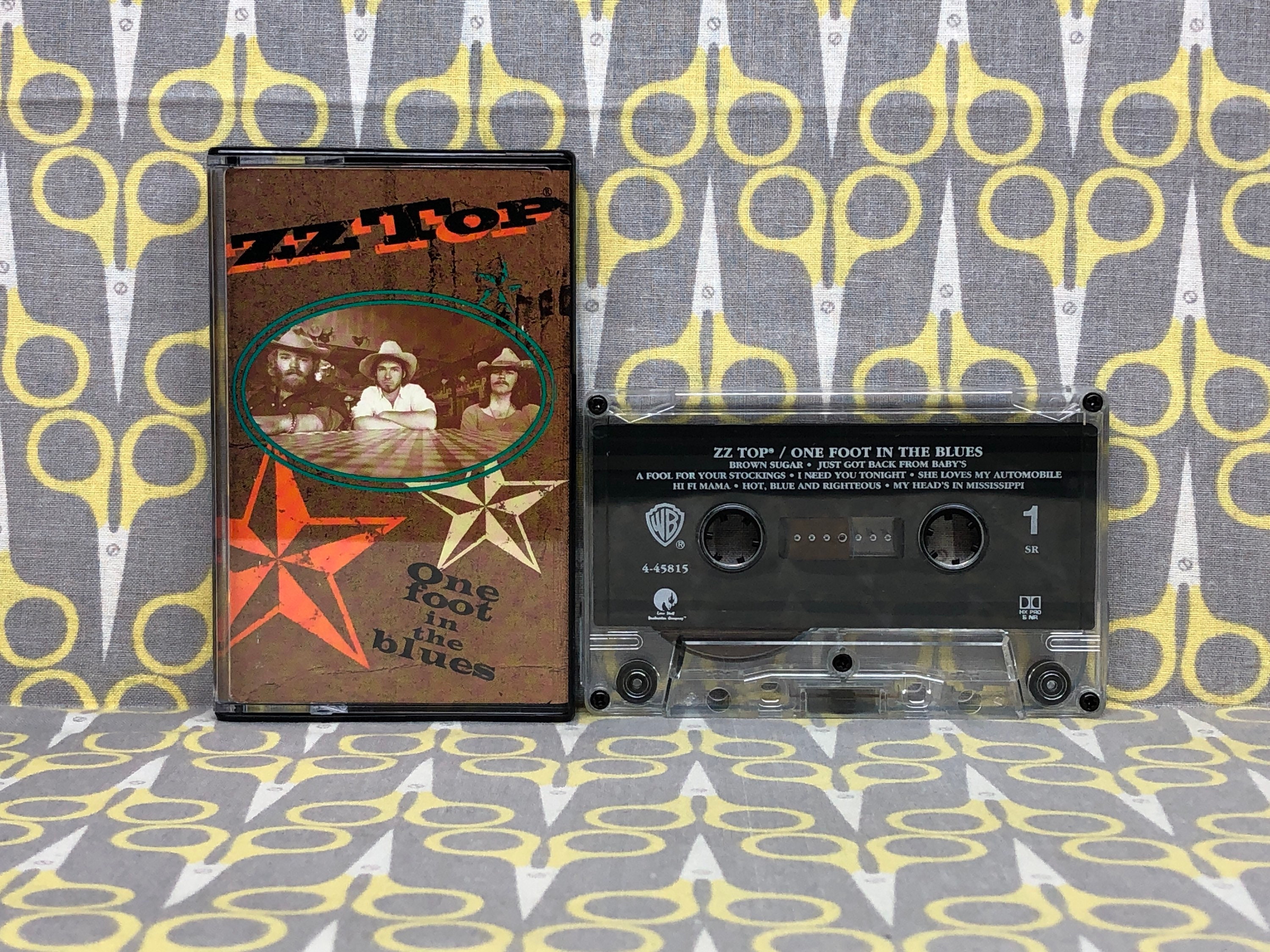 fuzzy elektropositive vask One Foot in the Blues by ZZ Top Cassette Tape Vintage Music - Etsy