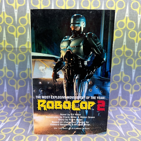 Robocop 2 by Ed Naha paperback book vintage