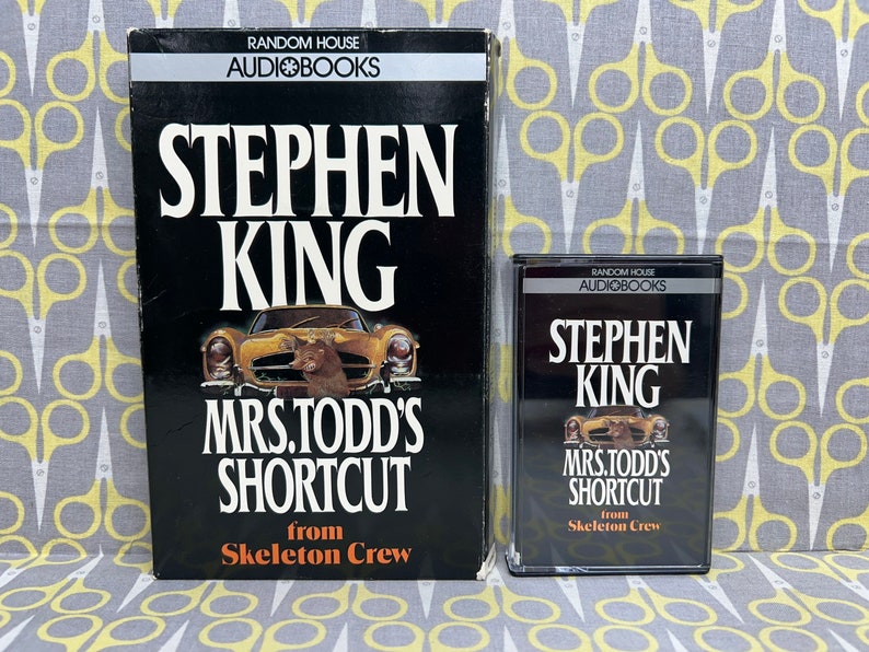 Mrs. Todd's Shortcut by Stephen King read by David Purdham Cassette Tape Audiobook from Skeleton Crew image 1