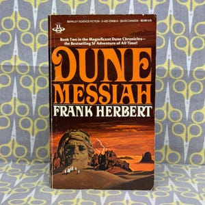 Dune Messiah by Frank Herbert Paperback Book Science Fiction Classic Vintage